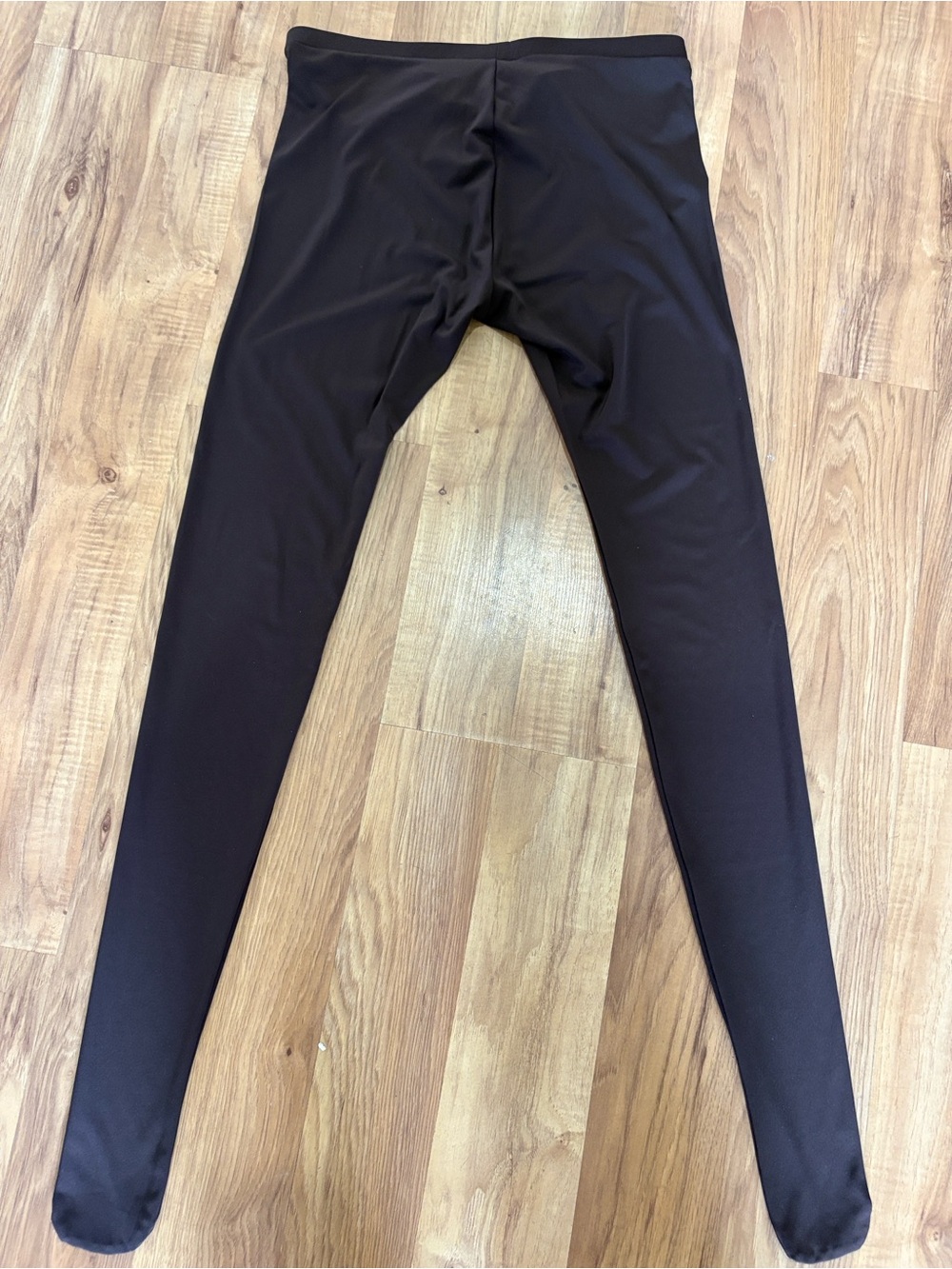 KHY Brown High-Waist Footed Leggings - Picture 4 of 4